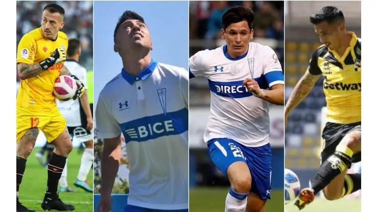 Fabián Cerda, Byron Nieto, Alfonso Parot y Joe Abrigo