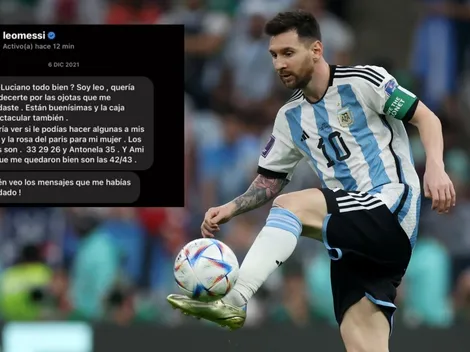 Messi vuelve viral a un vendedor de chalas en Argentina