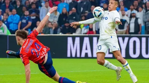 Alexis Sánchez seguirá como centrodelantero nominal en la formación de Marsella ante Toulouse