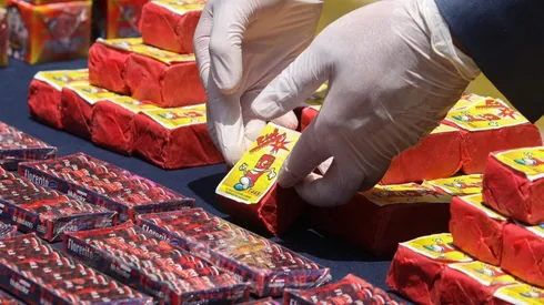 Los fuegos artificales eran vendidos al crimen organizado.