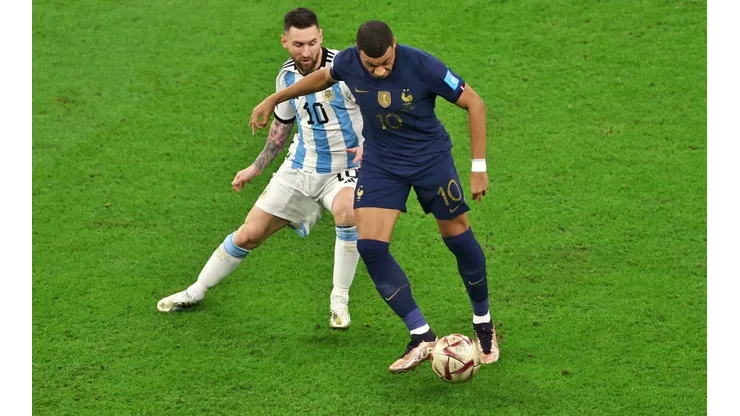 Messi y Mbappé se enfrentaron por segunda vez en una final de la Copa del Mundo