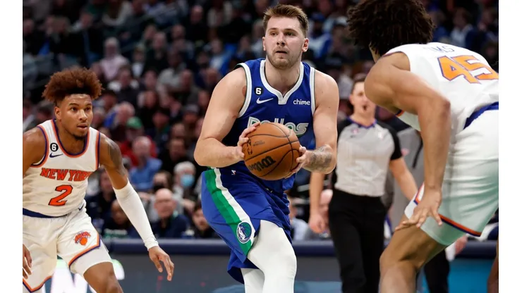 Doncic la rompió en el triunfazo de los Mavs ante los Knicks.