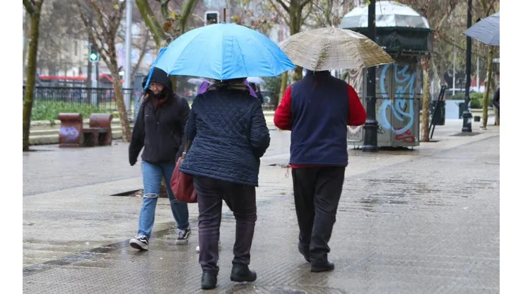 Lluvia en Santiago