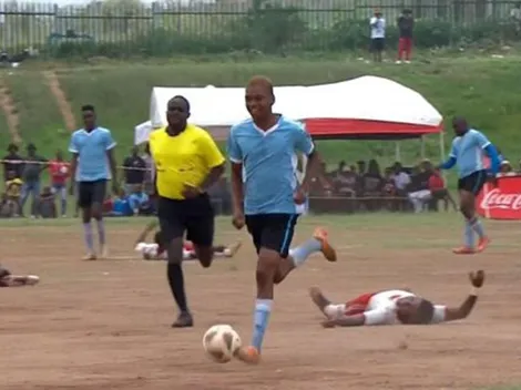 Insólito: jugadores se tiran al suelo y permiten que rival les convierta