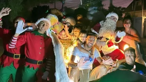 La fotografía que fue subida a las redes sociales de Mauricio Isla.