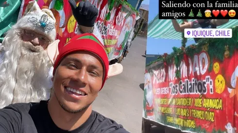 ¡Tremendo gesto! Brayan Cortés reparte regalos en Iquique