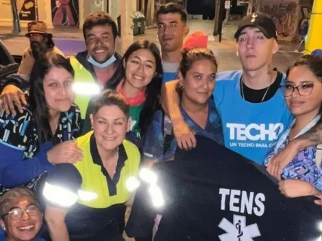 El albo Pailita se viste de crack y va al rescate de los damnificados