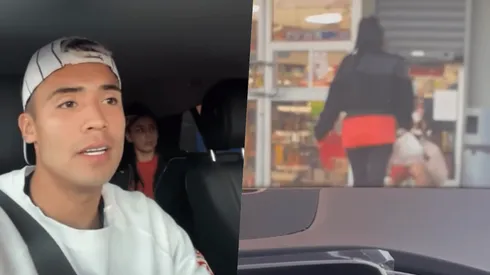 Nicolás Díaz junto a su esposa regalan comida en México