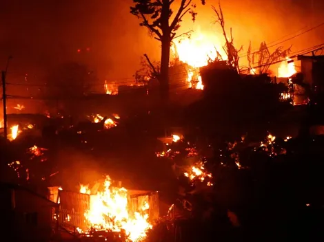 ¿Cómo está el tiempo en Viña del Mar para apagar el incendio?