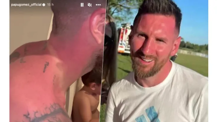 Messi fue uno de los más afectados con el Sol