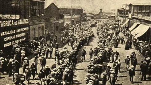 Una de las juelgas previo a la matanza en la Escuela Santa María