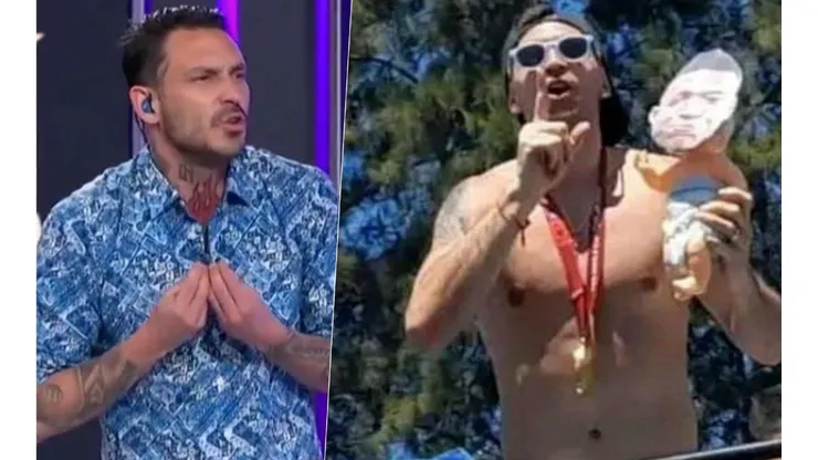 Pinilla no le dejó pasar la tocada de oreja al Dibu Martínez contra Mbappé