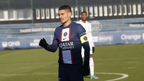 Verratti portó la jineta en el duelo amistoso anterior del PSG.