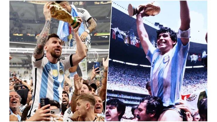 Caamaño se la juega: Lionel Messi o Diego Maradona tras Argentina campeona de Qatar 2022.