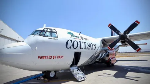 Avión Hércules combatirá incendios forestales en Chile