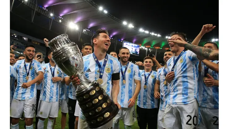 Messi se coronó campeón de la Copa América 2021 en el Maracaná.