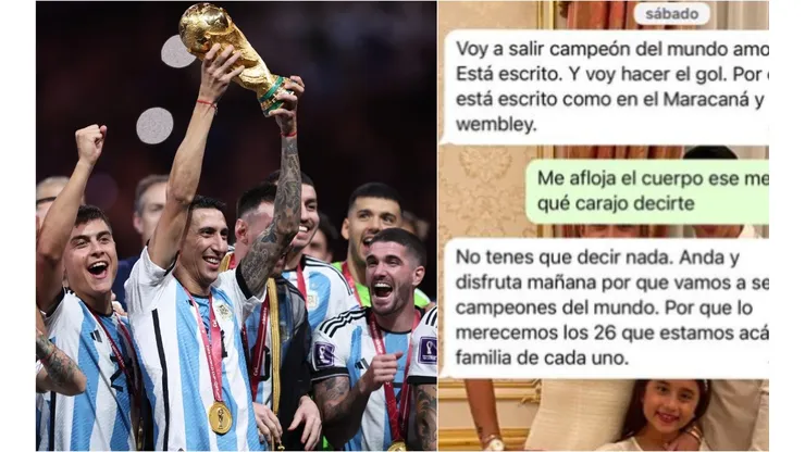 Ángel di María cumplió la profecía: salir campeón del mundo en Qatar 2022 con Argentina.
