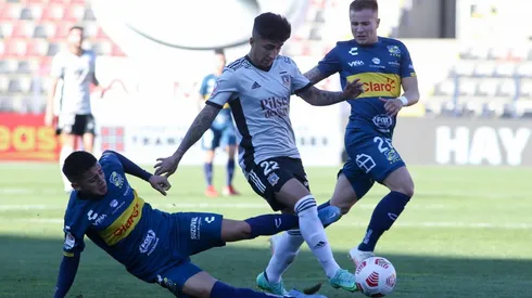 Bryan Soto en acción durante la final de la Copa Chile que Colo Colo le ganó a Everton por 3-0.