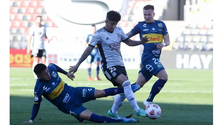 Bryan Soto en acción durante la final de la Copa Chile que Colo Colo le ganó a Everton por 3-0.