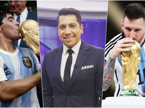 Herrera se la juega y pone a Messi por encima de Maradona