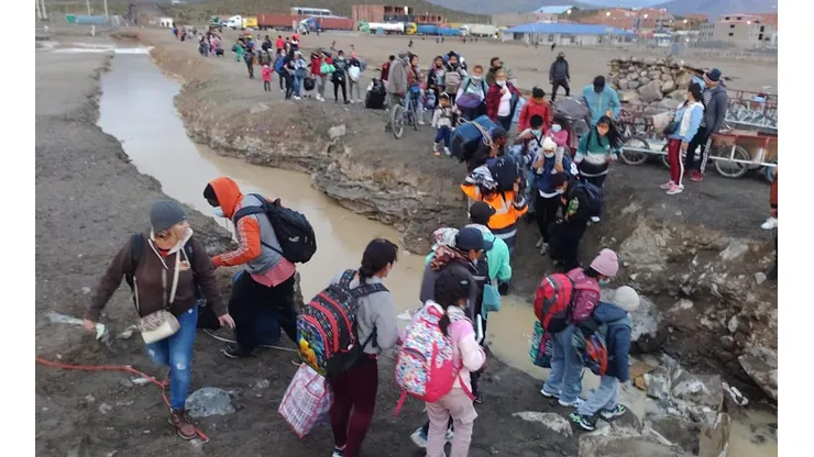 Ingreso irregular de migrantes a Chile (febrero 2022)