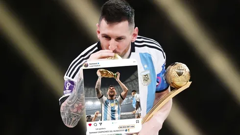 Messi ahora es récord en Instagram.