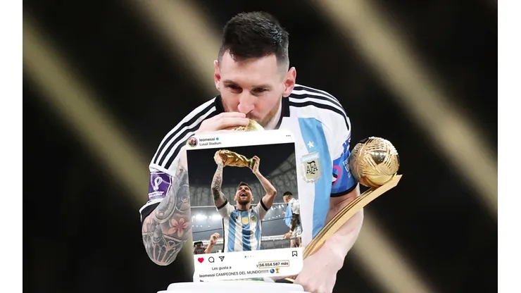 Messi ahora es récord en Instagram.