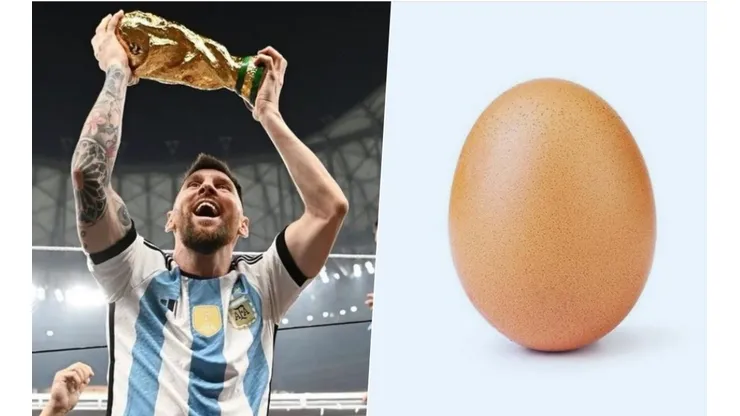 Messi y el famoso huevo