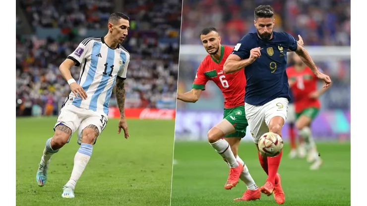 Di María y Giroud serán titulares en la final de Qatar 2022