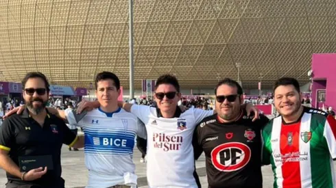 Hinchas de Colo Colo, Universidad Católica, Ñublense y Palestino llegaron hasta la gran final del Mundial de Qatar 2022.