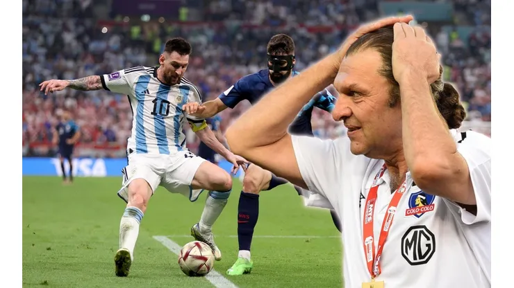 Aníbal Mosa avisó, entre risas, que está en Qatar para ir por el fichaje de Messi a Colo Colo.