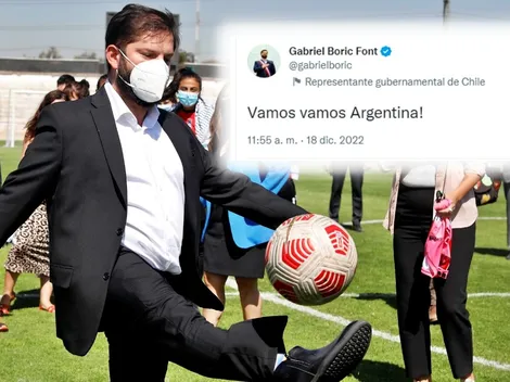 Presidente Boric: "Vamos, vamos Argentina"