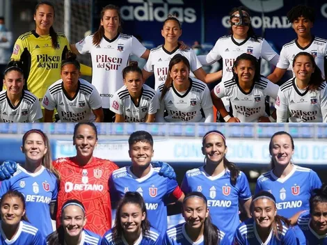 La formación de Colo Colo y la U para la Final del fútbol femenino