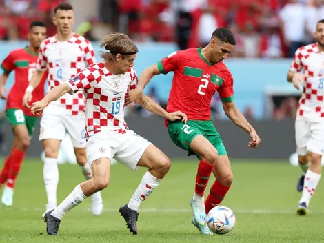 La formación de Croacia y Marruecos para ir por el tercer lugar