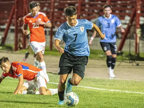 La Roja sub 20 lucha, pero lamenta ajustada derrota con Uruguay