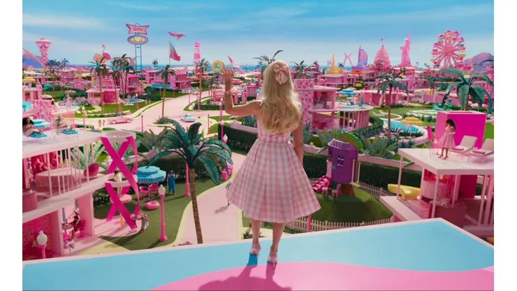 Margot Robbie como Barbie en la película de Greta Gerwig.