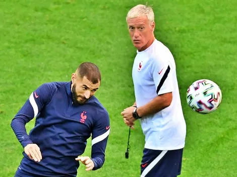Benzema no quiere ver ni en pintura a Deschamps