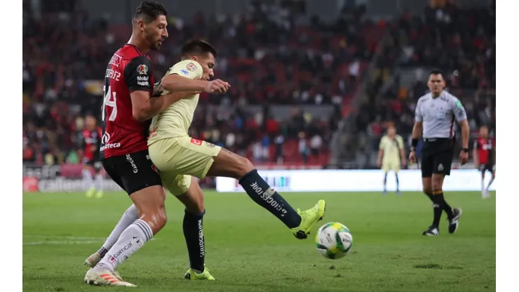 Cristián Insaurralde militó en el América de México desde julio de 2018 hasta enero de 2019.
