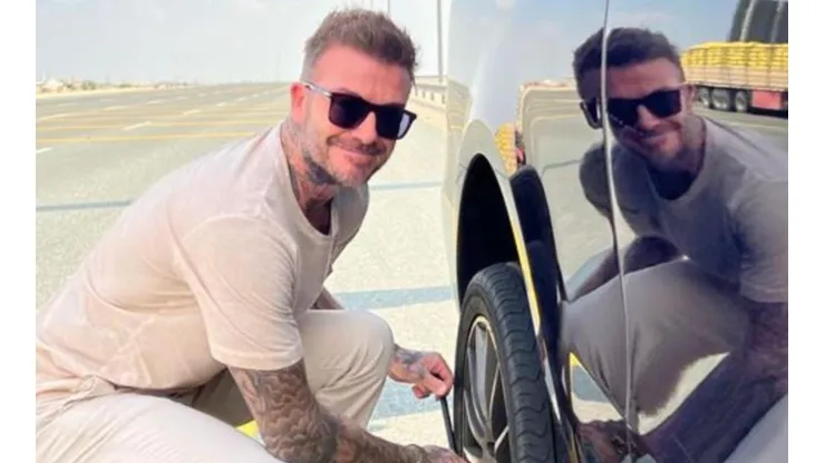 El histórico jugador compartió su fotografía en pleno desierto en sus redes sociales.