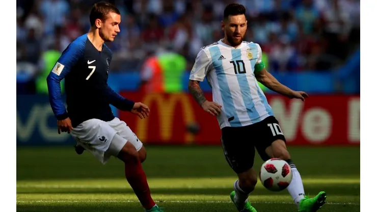 Francia y Argentina se enfrentaron por última vez en octavos de final de Rusia 2018.
