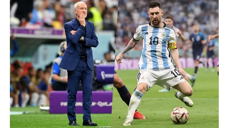 Deschamps elogió a Messi antes de enfrentarlo por la gran final de la Copa del Mundo.