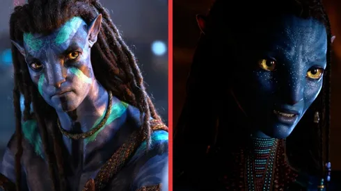 Sam Worthington es Jake Sully y Zoe Saldaña es Neytiri, en Avatar: El Camino del Agua.