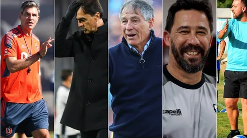 Mauricio Pellegrino, Gustavo Quinteros, Ariel Holan, Pablo Sánchez y Pablo de Muner, cinco de los 10 entrenadores argentinos que tendrá el Campeonato Nacional 2023.