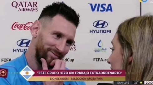 Messi recibió bellas palabras de parte de una periodista argentina.