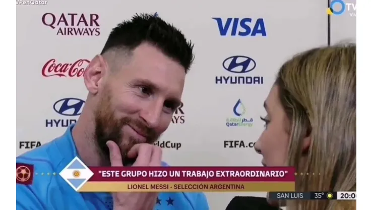 Messi recibió bellas palabras de parte de una periodista argentina.