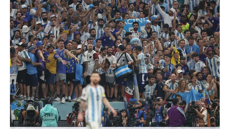 La hinchada argentina se tomó las calles de Qatar las últimas semanas