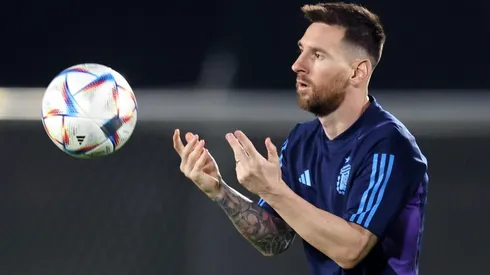 Messi optó por quedarse en la concentración en el día libre argentino.