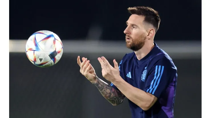 Messi optó por quedarse en la concentración en el día libre argentino.