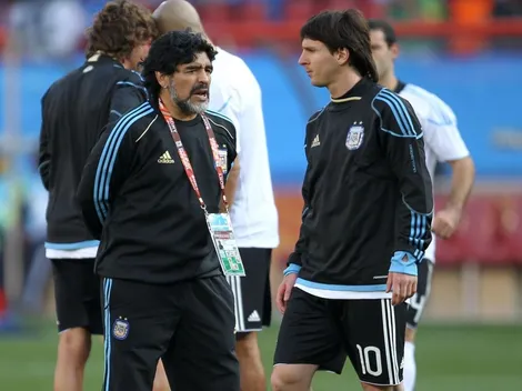 "Aunque sea campeón del mundo, el Diego es más que Messi"