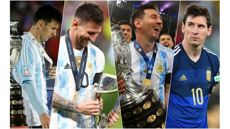 Messi ganó sus dos primeros títulos con Argentina luego de dolorosas derrotas.